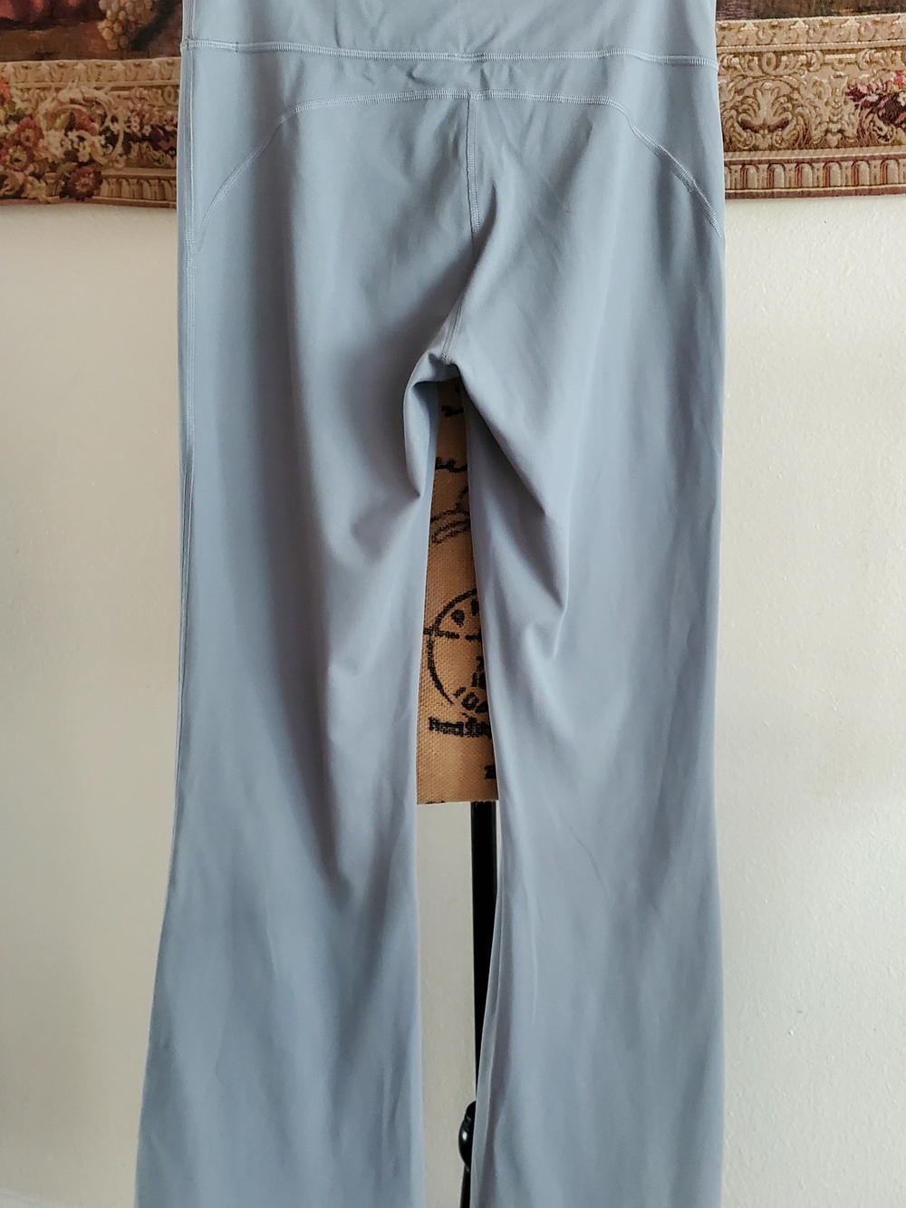 lululemon athletica Light Gray Wide-Leg Leggings Size 8